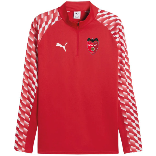 NSV '46 Trainingstrui 1/4-Zip Senior Rood