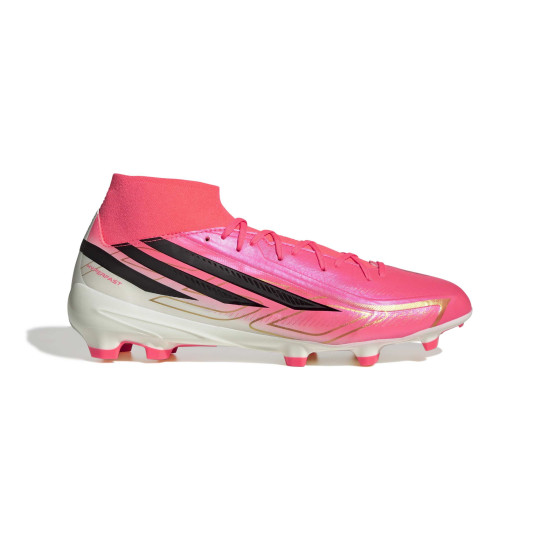 adidas F50 Hyperfast League Mid Gras (FG) Football Boots (FG) Hot Pink Black Gold White