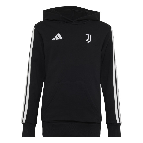 adidas Juventus DNA Hoodie 2026-2027 Kids Zwart Wit