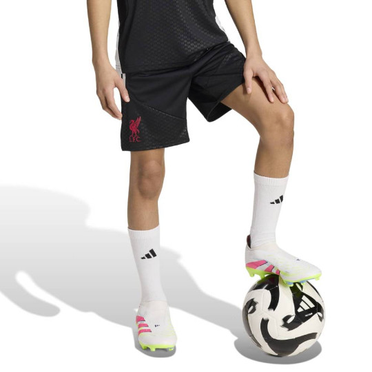adidas Liverpool Training Short 2026-2027 Kids Black Grey White Red