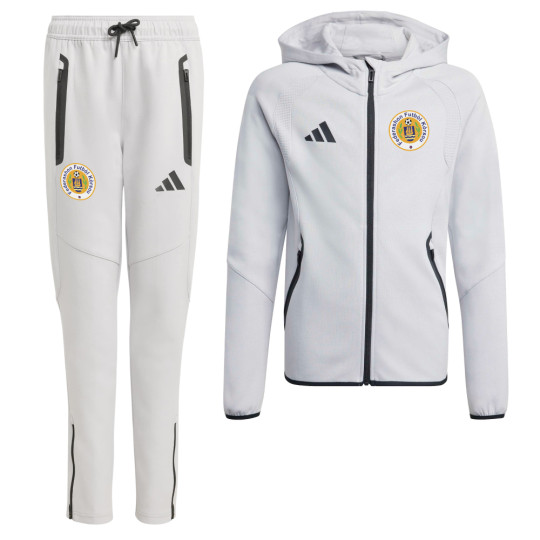 adidas FFK Curaçao Tiro Travel Joggingpak 2026-2028 Kids Grijs