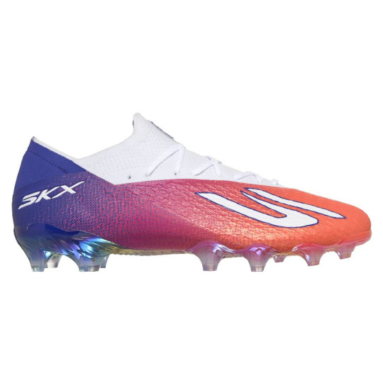 Skechers SKX_2 Elite Gras Voetbalschoenen (FG) Wit Felrood Blauw Roze