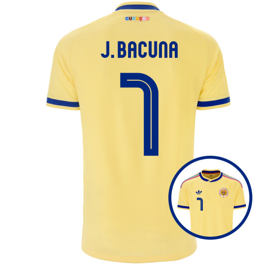 adidas FFK Curaçao J. Bacuna 7 Authentic Away Shirt 2026-2028