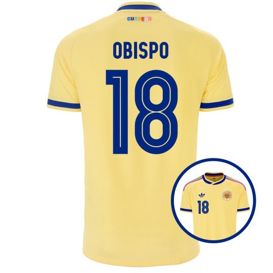 adidas FFK Curaçao Obispo 18 Authentic Away Shirt 2026-2028