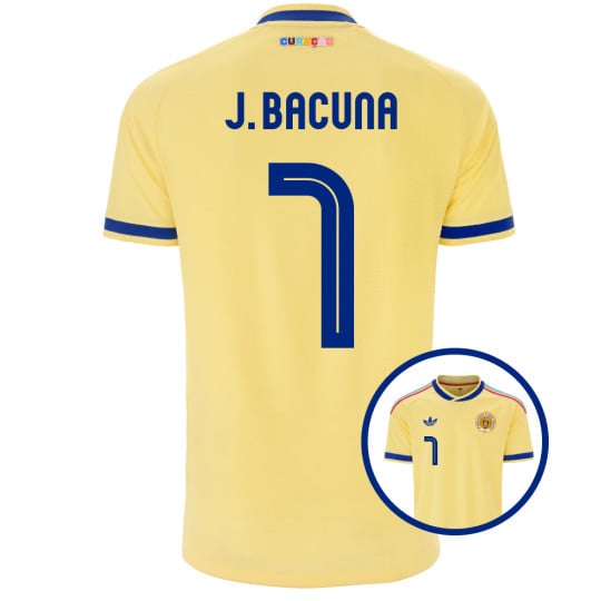 Maillot adidas FFK Curaçao J. Bacuna 7 Away 2026-2028 pour Enfants