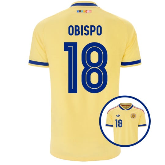 Maillot adidas FFK Curaçao Obispo 18 Away 2026-2028 pour Enfants