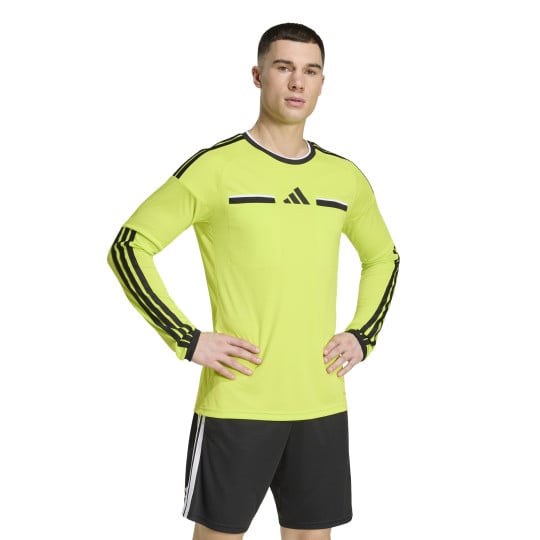 adidas REF 26 Scheidsrechtersshirt Lange Mouwen Geel Zwart