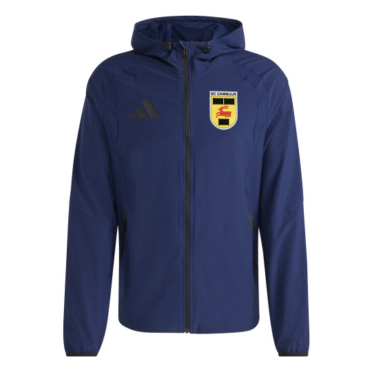 adidas SC Cambuur Tiro Travel Presentatie Jack 2026-2027 Donkerblauw