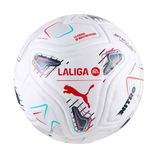 PUMA Stellar Nitro Ultimate LALIGA Football Size 5 2026-2027 White Multicolor