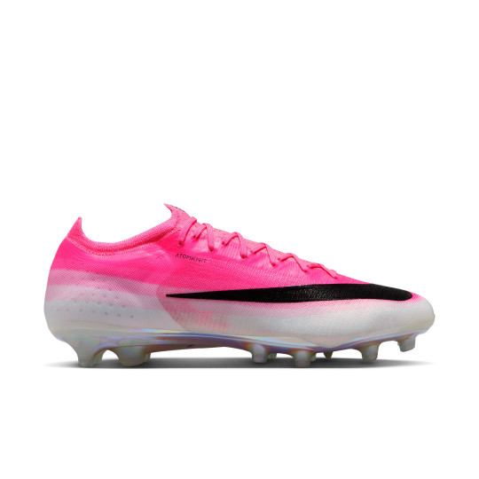 Nike Mercurial Vapor 17 Elite Kunstgras Voetbalschoenen (AG) Felroze Wit Zwart