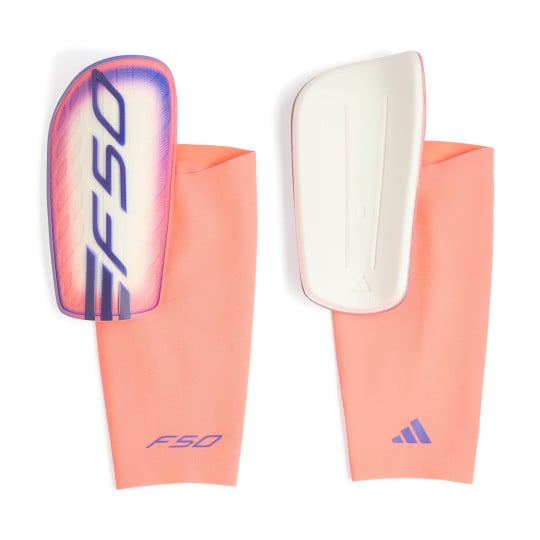 adidas F50 Competition Scheenbeschermers Wit Paars Roze