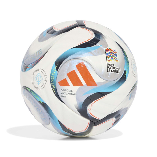 adidas UEFA Nations League Pro Voetbal Maat 5 2026-2027 Wit Blauw Oranje