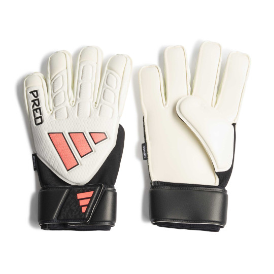 adidas Predator Match Fingersave Gants de Gardien de But Blanc Noir Rose