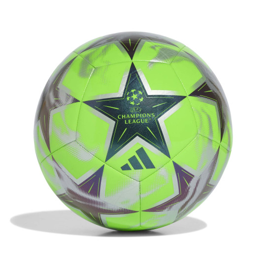 adidas UEFA Champions League Club Voetbal Maat 5 2026-2027 Zilvergrijs Zwart Felgroen