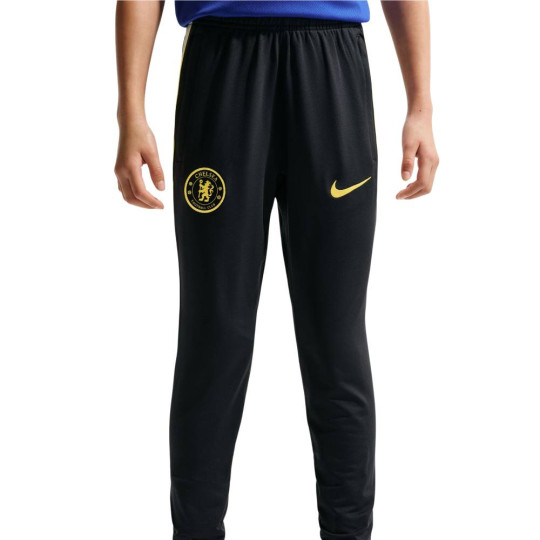Nike Chelsea Strike Trainingsbroek 2026-2027 Kids Donkerblauw Wit Goudgeel