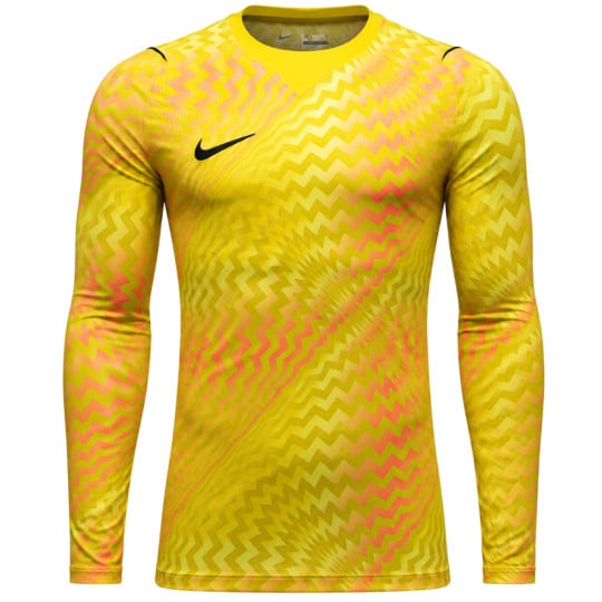 Nike Dri-FIT Gardien VI Keepersshirt Lange Mouwen Lichtgeel Zwart