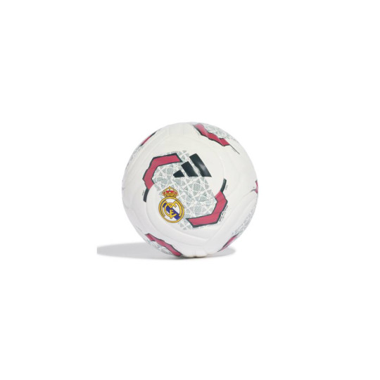 adidas Real Madrid Mini Football Size 1 2026-2027 White Black Pink