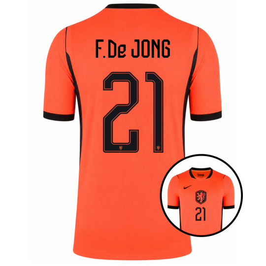 Nike Nederland F. De Jong 21 Thuisshirt 2026-2028