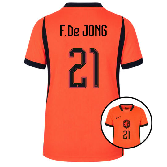 Nike Nederland F. De Jong 21 Thuisshirt 2026-2028 Kids