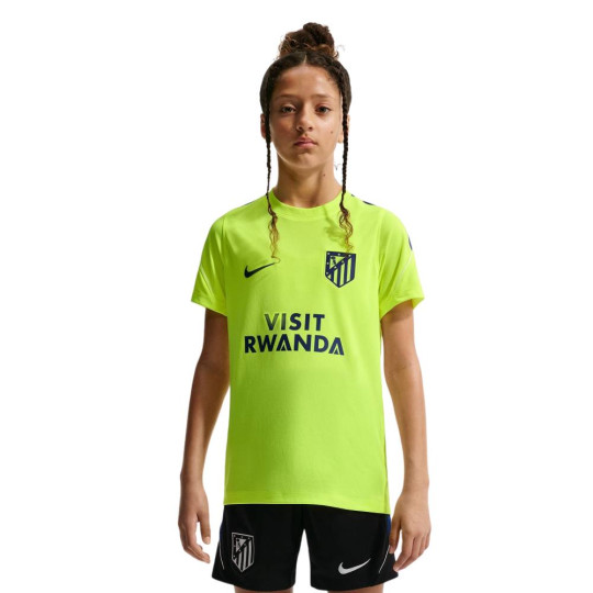 Nike Atletico Madrid Strike Trainingsshirt 2026-2027 Kids Neongroen Donkerblauw