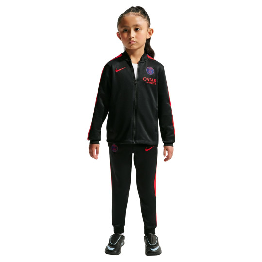 Survêtement Nike Paris Saint-Germain Strike 2026-2027 pour tout-petits, noir, rouge vif, bleu foncé