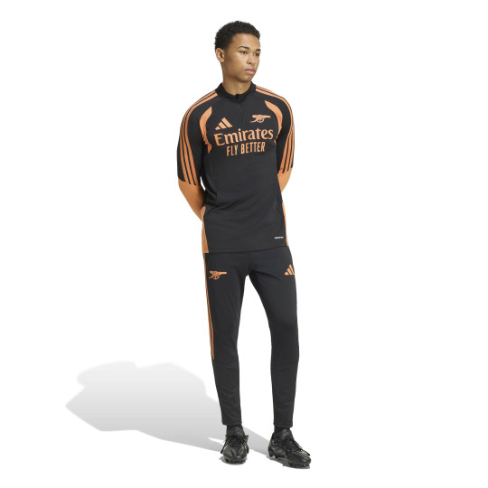 adidas Arsenal Survêtement 1/4-Zip 2026-2027 Noir Orange