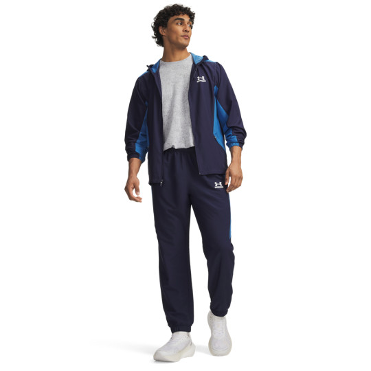 Under Armour Tech Sport Woven Trainingspak Full-Zip Donkerblauw Lichtblauw