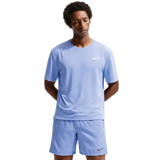 Nike Miler UV Trainingsset Blauw Zilver