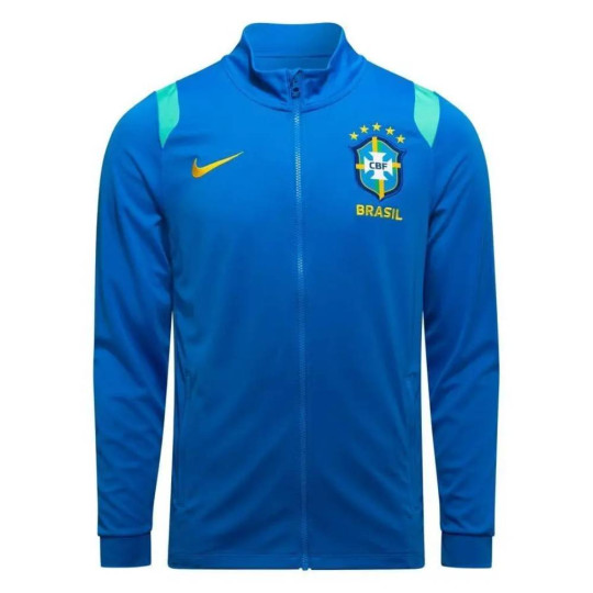 Nike Brazilië Academy Pro Trainingsjack 2026-2028 Blauw Goud