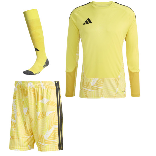 Kit de gardien de but adidas Tiro 26 Competition à manches longues, jaune