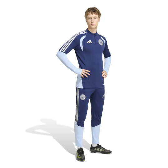 adidas Ajax Trainingspak 1/4-Zip 2026-2027 Donkerblauw Lichtblauw