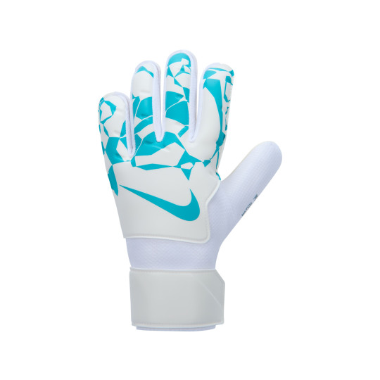 Nike Match Goalkeeper Gloves Kids White Turquoise