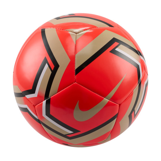 Nike Mercurial Fade Football Size 5 Bright Red Gold Black White