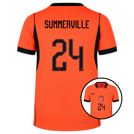 Nike Dutch Team Summerville 24 Authentic Home Shirt 2026-2028 Kids