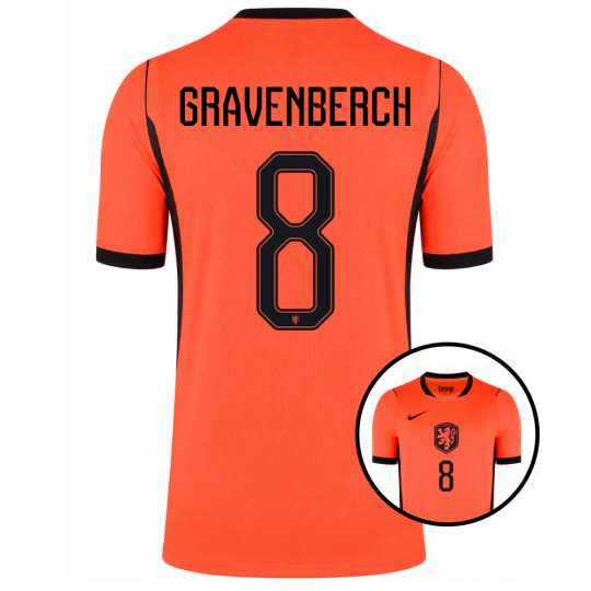 Nike Dutch Team Gravenberch 8 Home Shirt 2026-2028