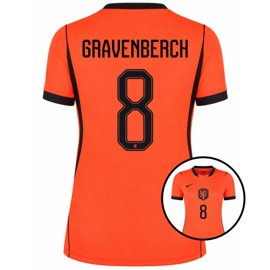 Nike Dutch Team Gravenberch 8 Home Shirt 2026-2028 Women