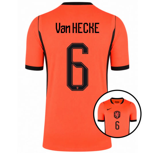 Maillot Nike Netherlands Van Hecke 6 Home 2026-2028