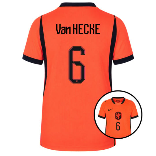 Nike Dutch Team Van Hecke 6 Home Shirt 2026-2028 Kids