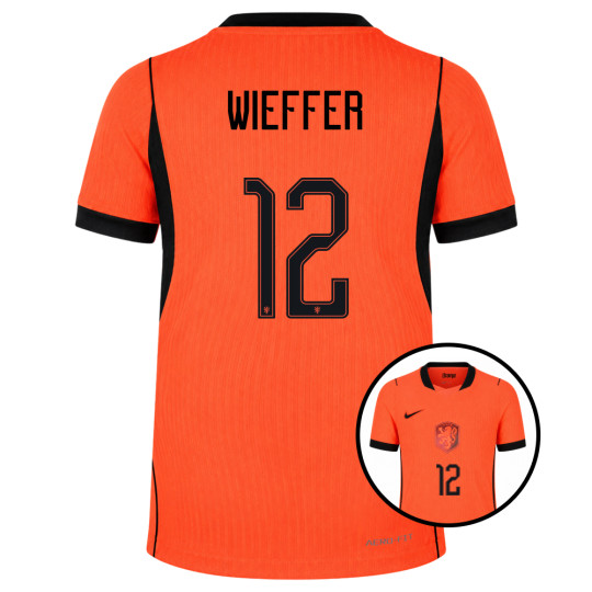Nike Netherlands Wieffer 12 Authentic Home Shirt 2026-2028 Kids