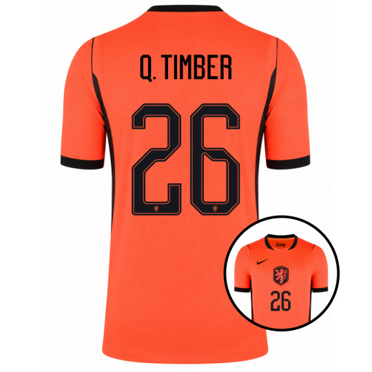 Nike Dutch Team Q. Timber 26 Home Shirt 2026-2028