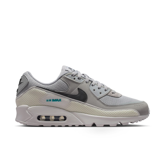 Nike Air Max 90 Premium Sneakers Grijs Zilvergrijs Zwart Turquoise