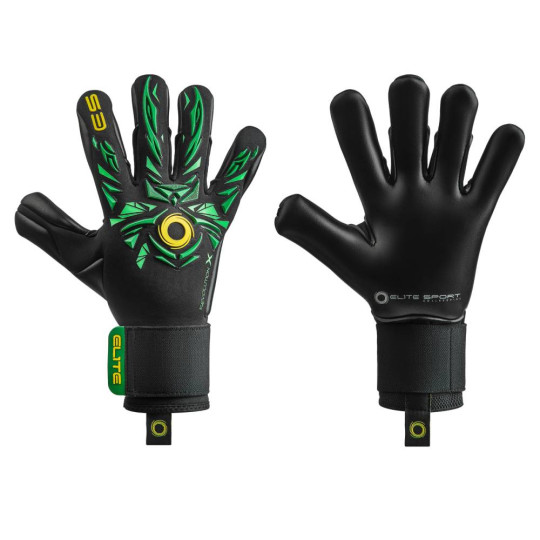 Elite Sport Neo Revolution X RIO Keepershandschoenen Zwart Groen Geel
