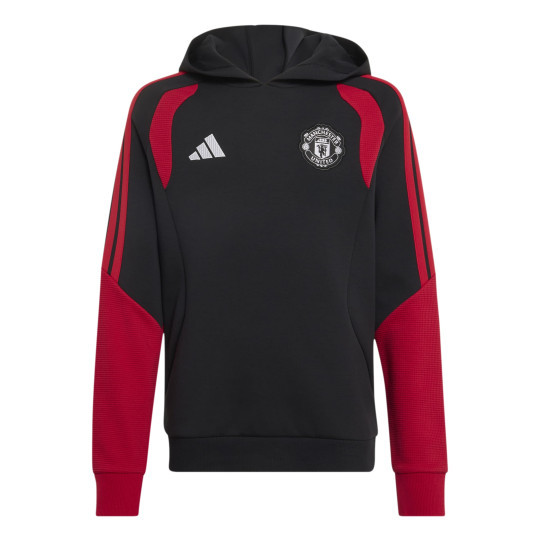 Sweat à capuche adidas Manchester United 2026-2027 pour Enfants, noir, rouge, blanc