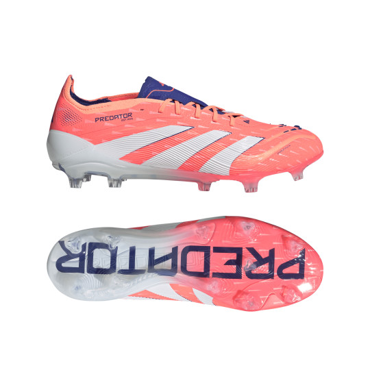 adidas Predator Elite Gras Football Boots (FG) Orange White Blue