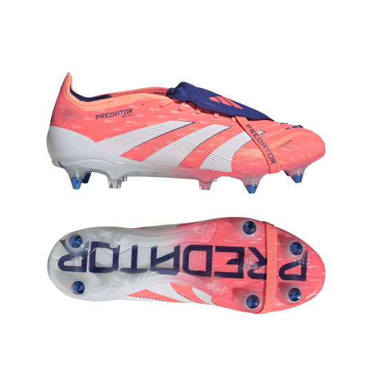 adidas Predator Elite FT IJzeren-Nop Voetbalschoenen (SG) Oranje Wit Blauw