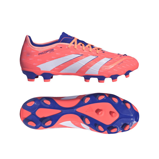 adidas Predator Pro Gras / Kunstgras Voetbalschoenen (MG) Oranje Wit Blauw