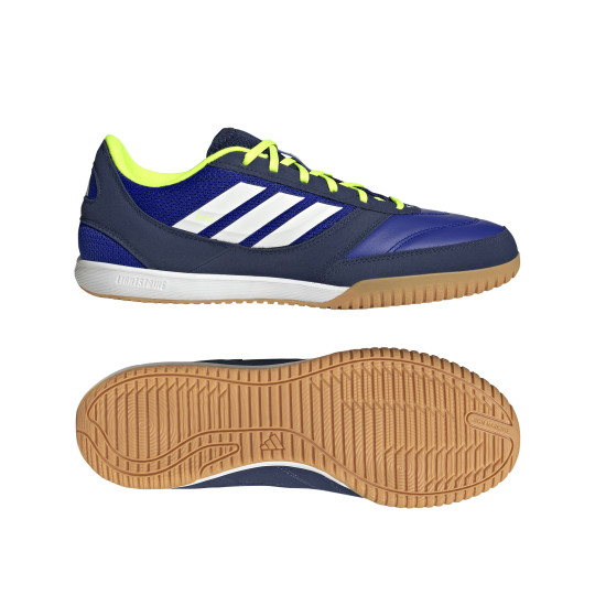 adidas Top Sala Competition II Zaalvoetbalschoenen (IN) Blauw Donkerblauw Wit Neongeel