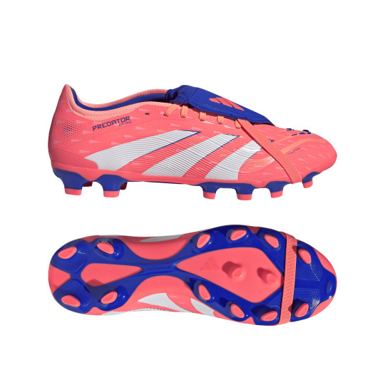 adidas Predator Pro FT Gras / Kunstgras Voetbalschoenen (MG) Oranje Wit Blauw