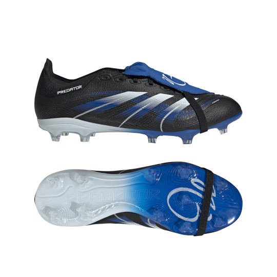 adidas Predator Bellingham League FT Gras / Kunstgras Voetbalschoenen (MG) Zwart Wit Blauw