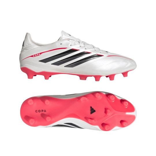 adidas Copa Pure IV Pro Gazon Naturel Chaussures de Foot (FG) Blanc Noir Rouge
